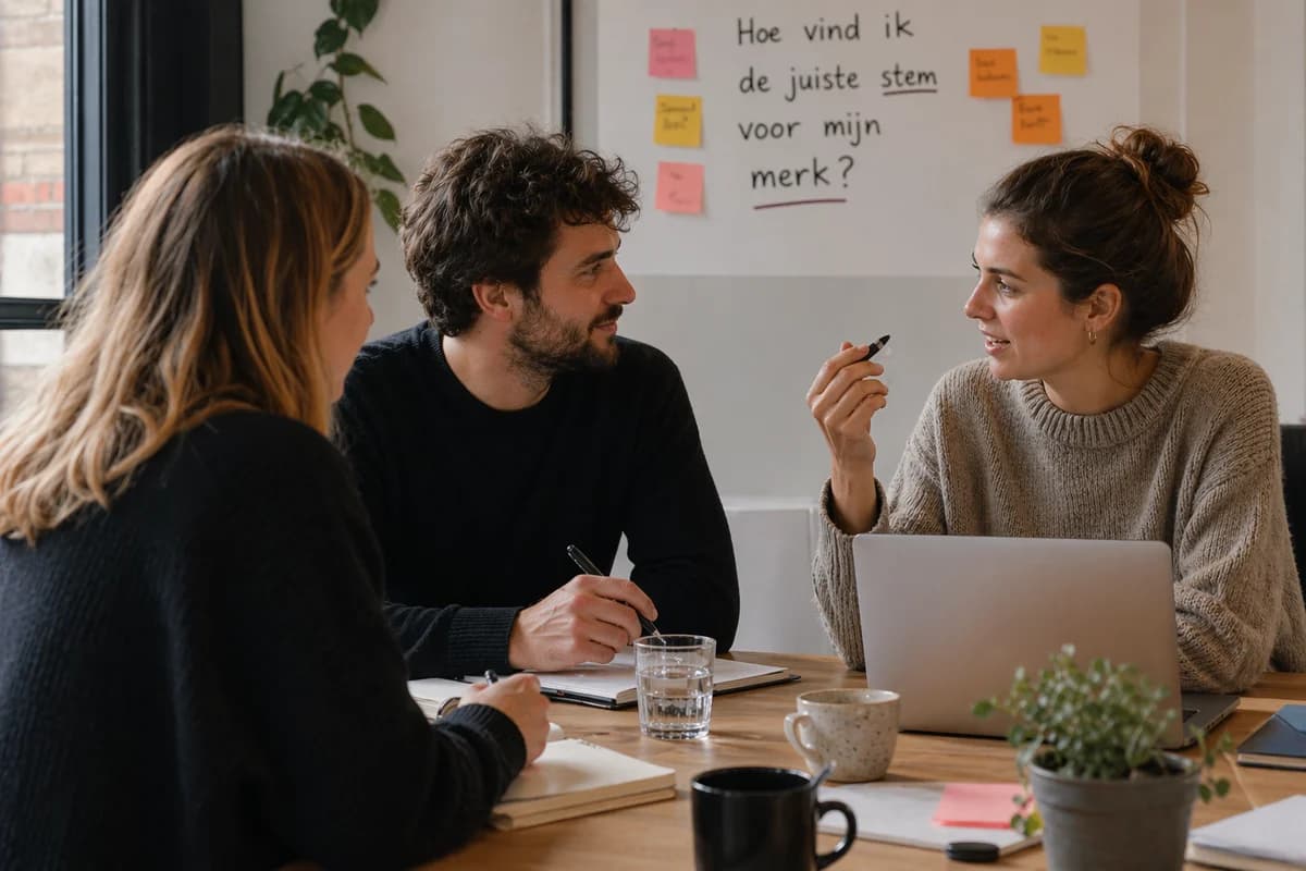 Hoe vind ik de juiste stem voor mijn merk?